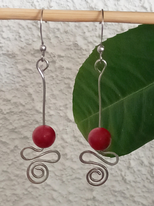 Náušnice - Korálové - korálkové