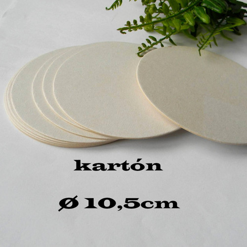 Podšálek Ø 10,5 cm - karton - 1ks