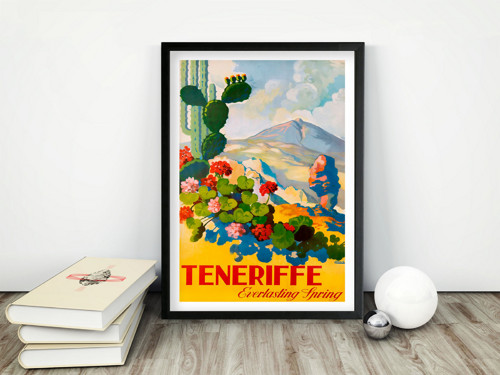 Vintage plakát Teneriffe - cca 1945 — foto 1
