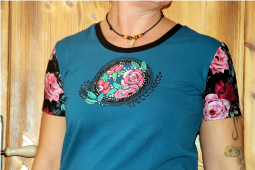 Dámské triko malované vel. M/L