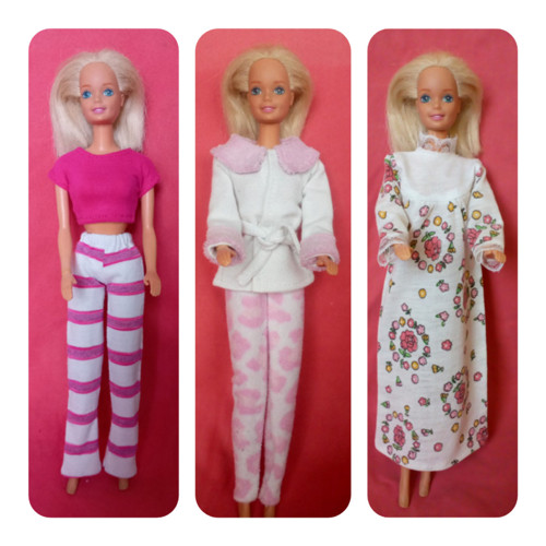 MEGAVÝPRODEJ- Sada 3 oblečků pro Barbie