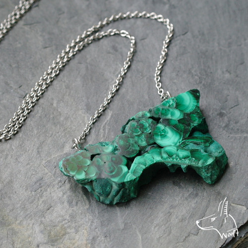 Malachitový talisman — foto 1