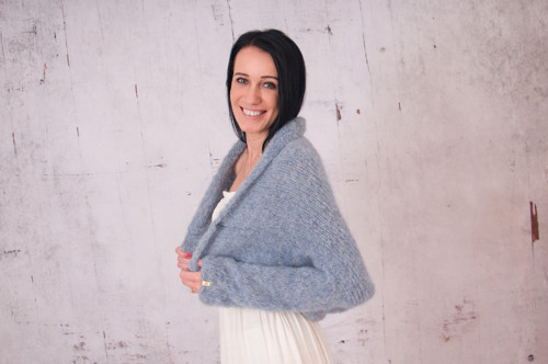 Hebké bolero Sára - alpaca,merino vlna