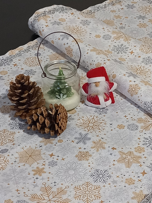 Vánoční běhoun, slavnostní ubrus — foto 1