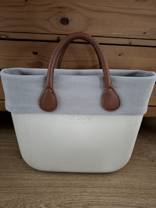 Fleece, flaušový lem pro obag standard světle šedý — foto 1