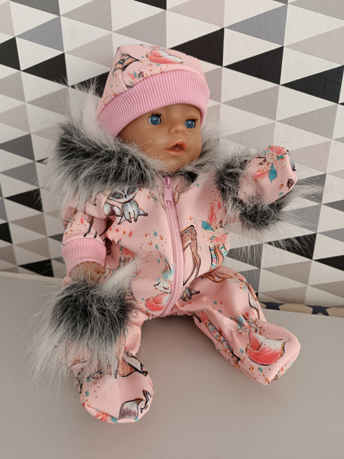 Zimní sada pro Baby Born 43cm - Indiana
