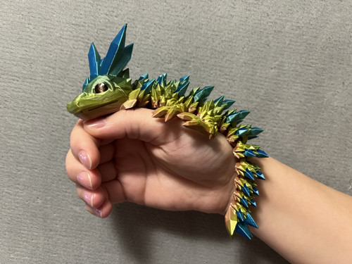 Mládě Krystalového Draka - 22,5 cm - 3D Tisk