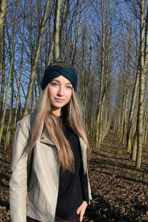 Čelenka tmavý smaragd — foto 1