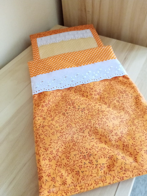 Peřinky do kolébky/postýlky - oranžové