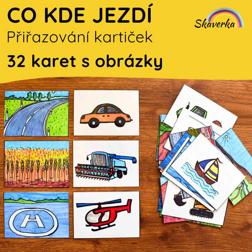 CO KDE JEZDÍ - karty