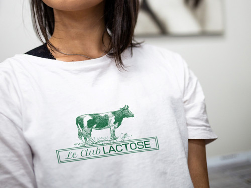 Le Club Lactose - pánské tričko_bílá