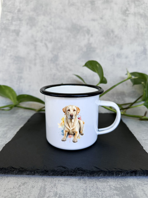 Plecháček - Pes Labrador (černý okraj)