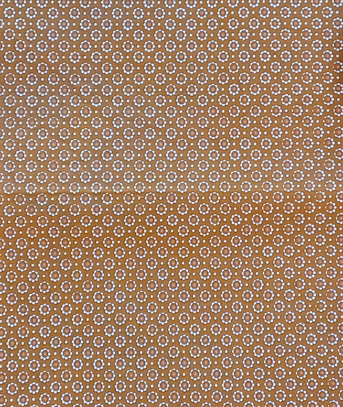 Voskované ubrousky 40x40 - Hnědé květy