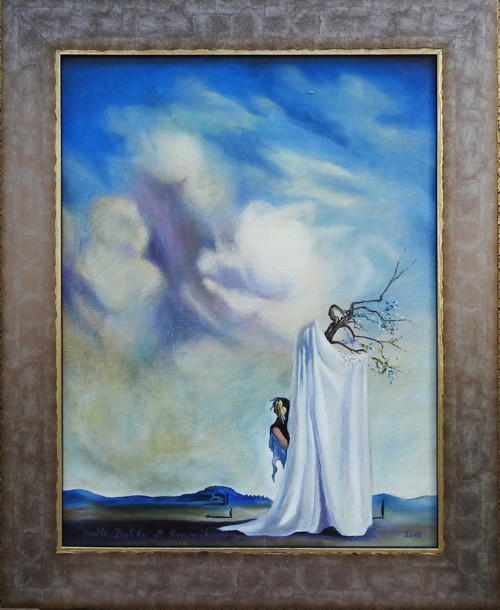 Figure and Drapery in a Landscape