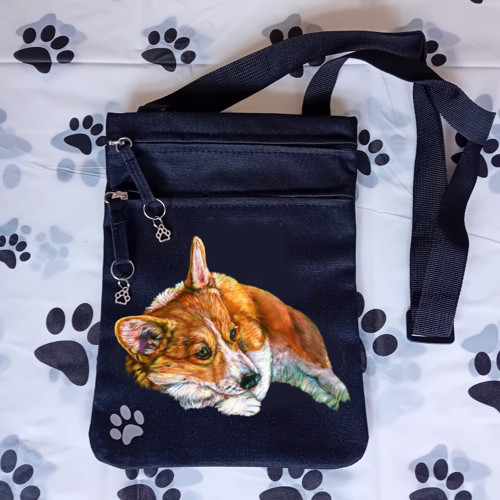 WELSH CORGI TAŠKA MESSENGER reflex.tlapka