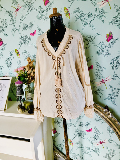 Boho tunika vyšívaná — foto 1