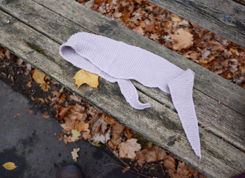 Ručně pletený růžový šáteček merino/alpaka