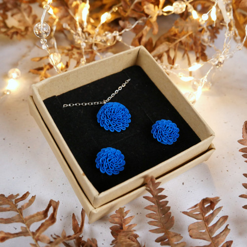 Antialergická sada šperků Blue
