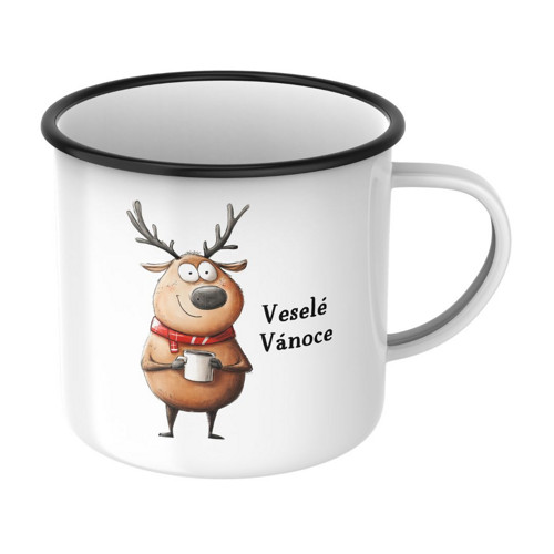 Veselé Vánoce přeje sobík - Plecháček