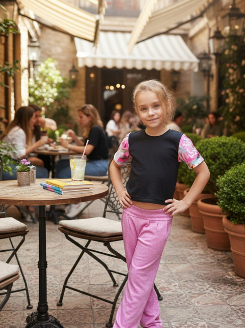 Dětský crop top Barbie 122