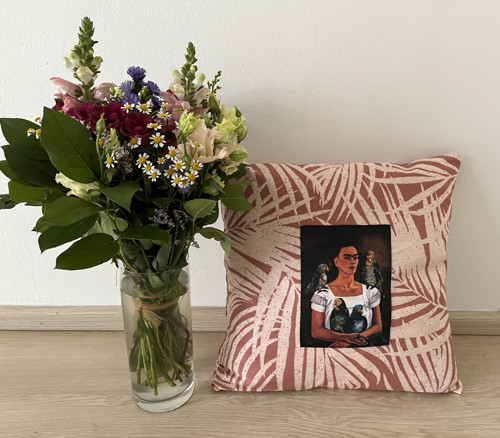 Povlak na polštář FRIDA a papoušci