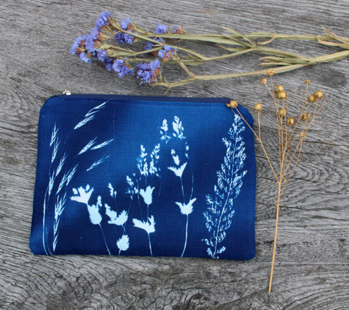 Zipová taštička Blue louka NO3 — foto 1