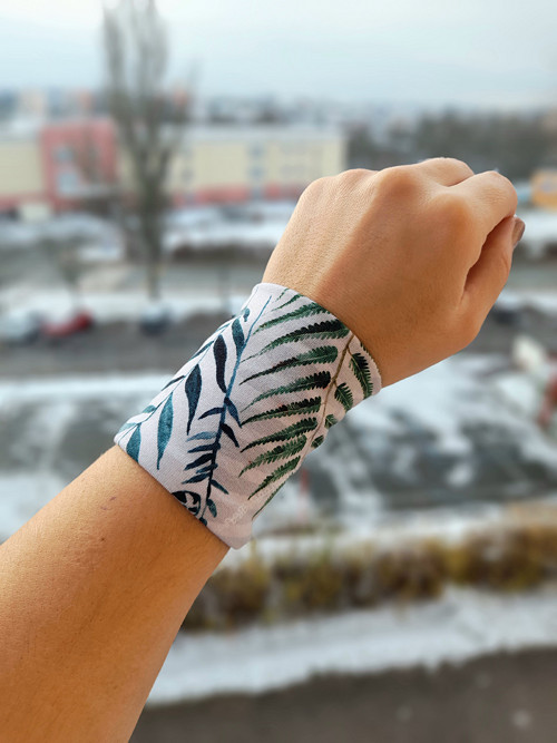 Potítko na ruku kapradí