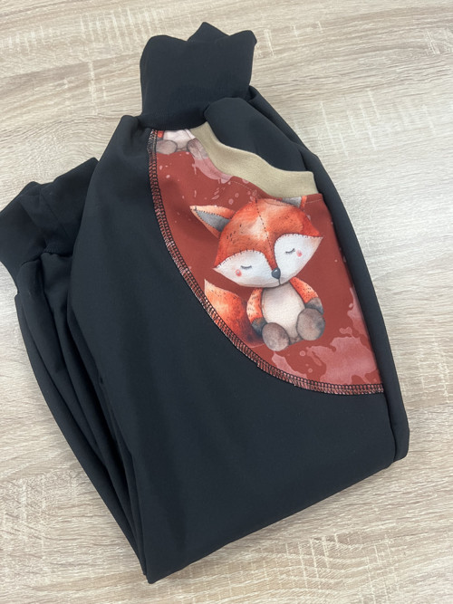 Softshellové kalhoty 98/104 lišky