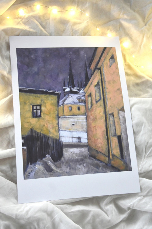 Když o adventu nasněží - tisk autor. obrázku č. 1