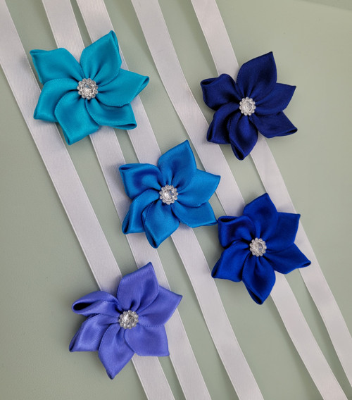 Kanzashi náramek - kotilion