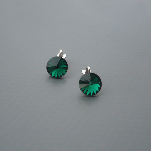 Swarovski Emerald a klipsy antialergické