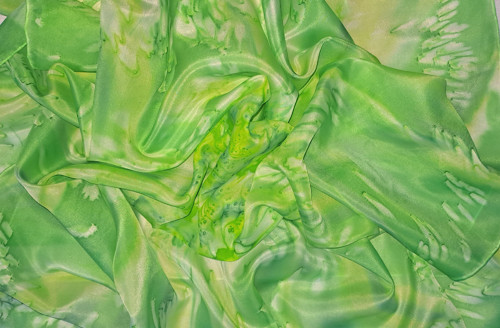 Zelená energie - šátek 90 x 90