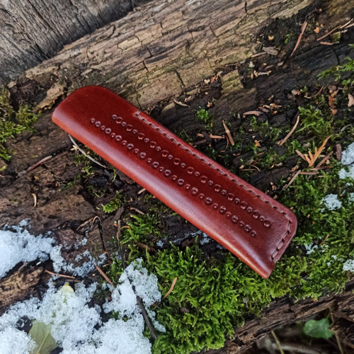 Pouzdro na plnící péro koňak seed
