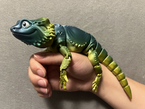 Agama Vousatá - 26 cm - 3D Tisk — foto 1