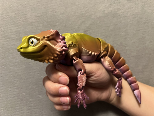 Agama Vousatá - 26 cm - 3D Tisk — foto 1