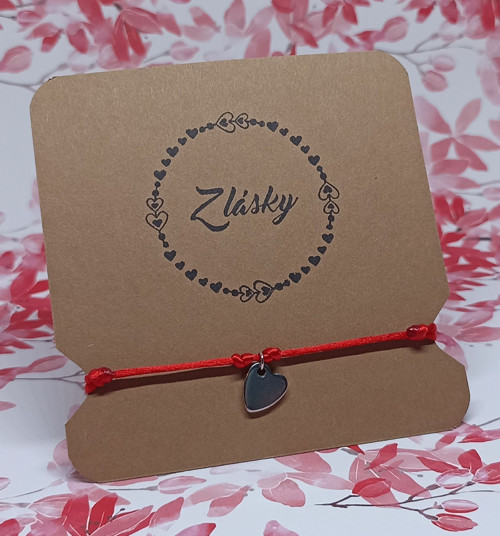 Z lásky - ochranný náramek na šňůrce