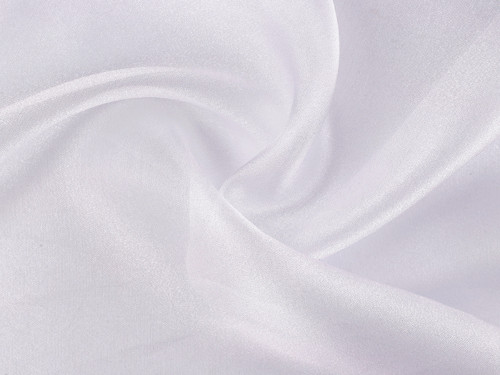 Organza s leskem šíře 150 cm (50cm) - bílá