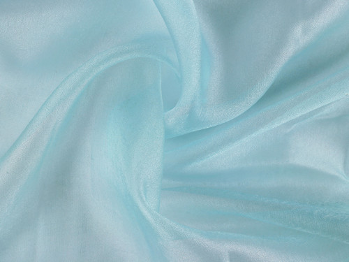 Organza s leskem šíře 150 cm (50cm) - modrá