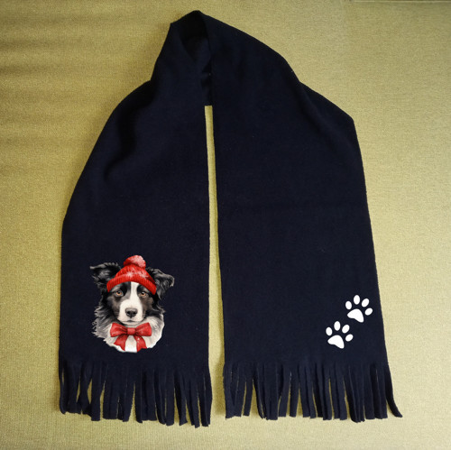 Borderka Dětská, Nebo Dámská Zimní Fleece Šála