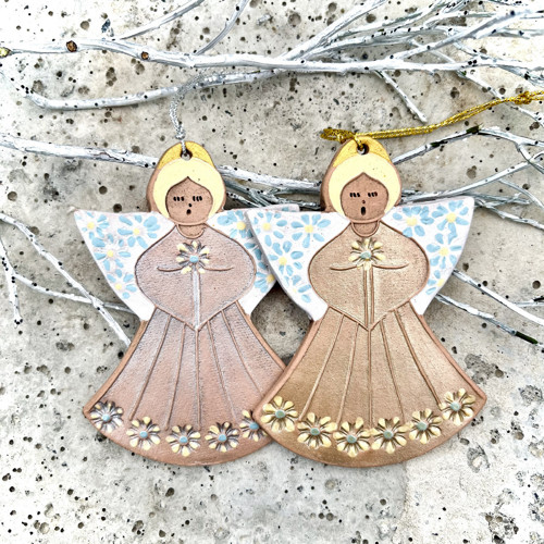 Andělka s kytičkami