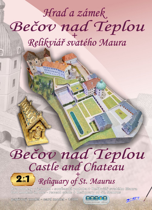 Papírový model - Bečov nad Teplou + relikviář — foto 1