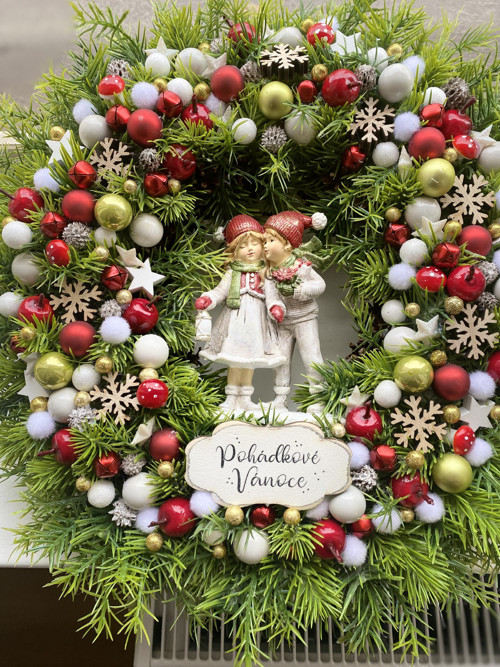 Vánoční věnec Milujeme Vánoce — foto 1
