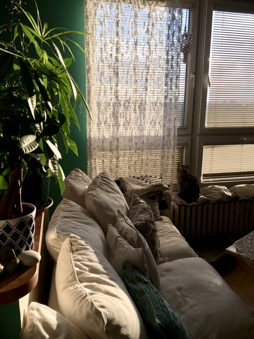 Háčkovaný závěs,přehoz — foto 1