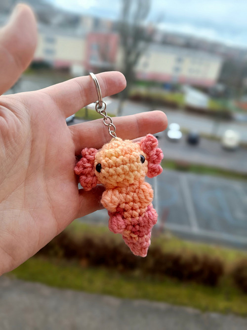 Axolotl přívěsek menší
