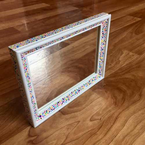 ZRCADLO bílé /20x15/