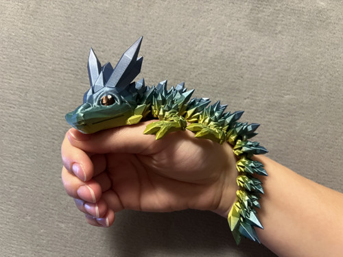 Mládě Krystalového Draka - 22,5 cm - 3D Tisk