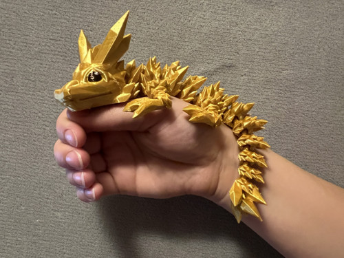 Mládě Krystalového Draka - 22,5 cm - 3D Tisk