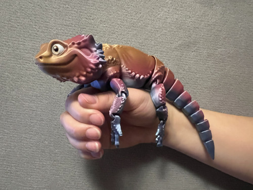 Agama Vousatá - 26 cm - 3D Tisk — foto 1