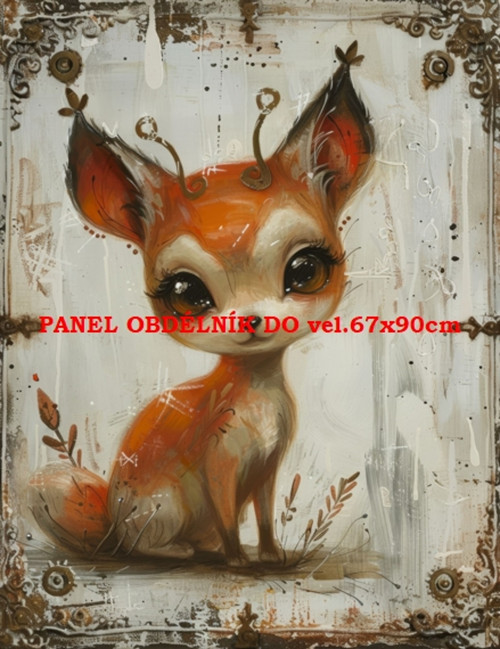 Bavlněný panel 19x25 cm skladem — foto 1
