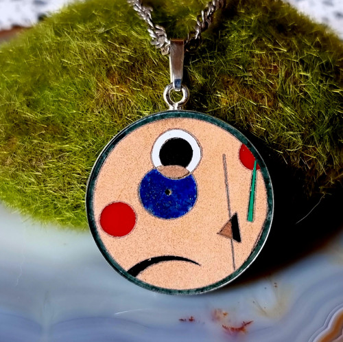 Přívěsek Abstrakce florentská mozaika